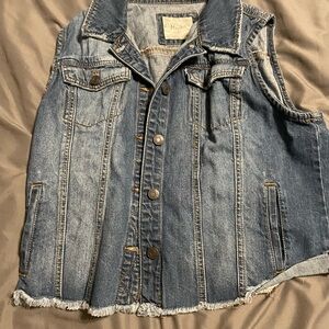 Mudd Blue Denim Vest